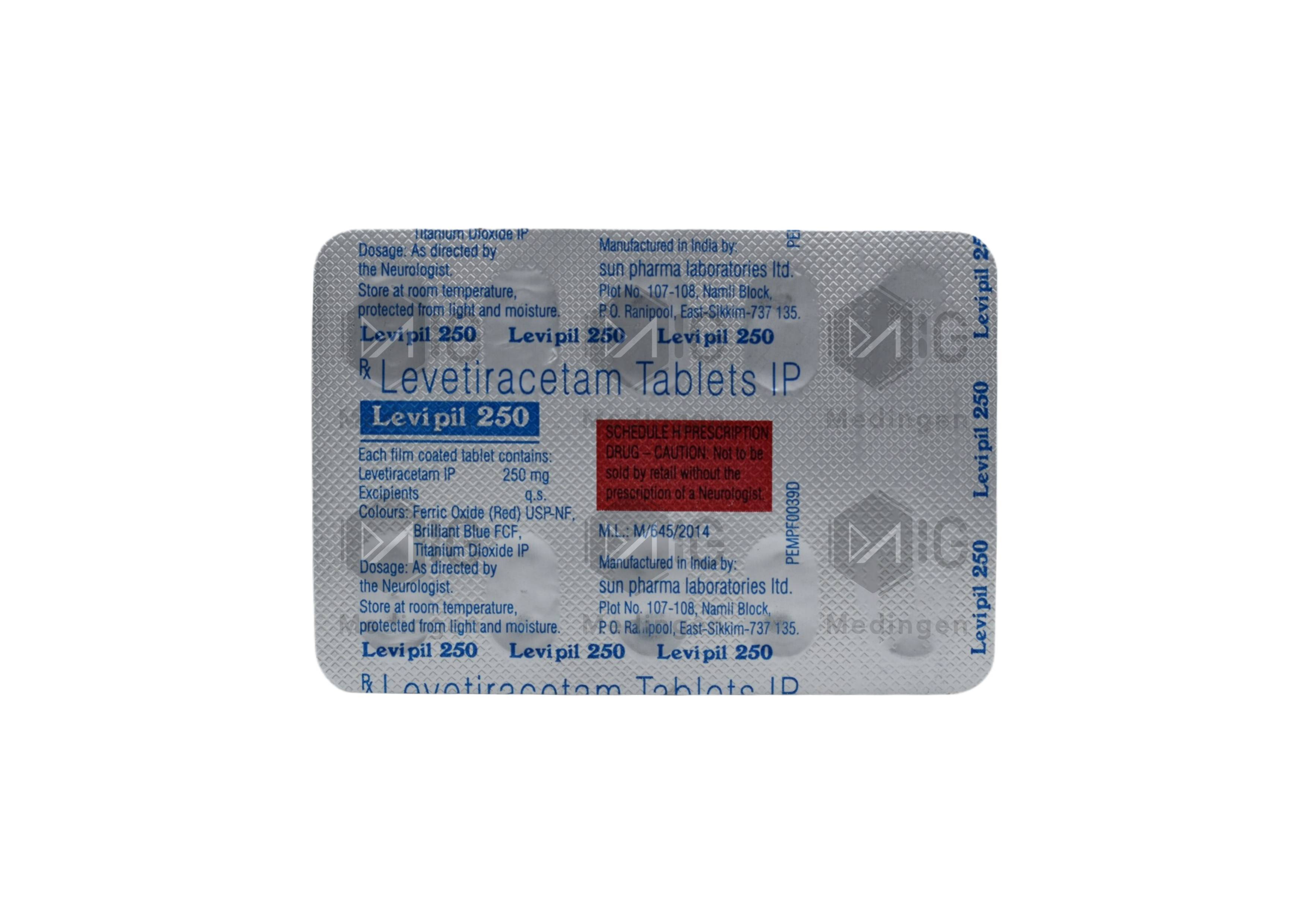 LEVIPIL 250MG